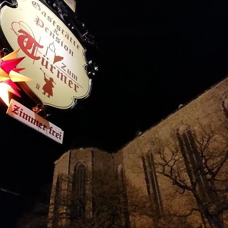 Gaststaette & Pension Zum Tuermer Annaberg-Buchholz Bagian luar foto