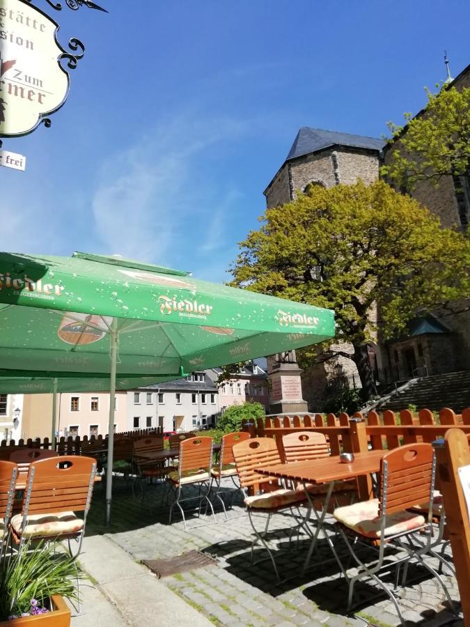 Gaststaette & Pension Zum Tuermer Annaberg-Buchholz Bagian luar foto